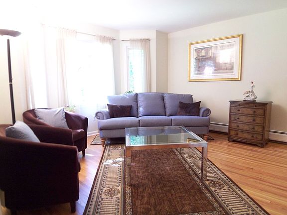 Living room with hardwood floors