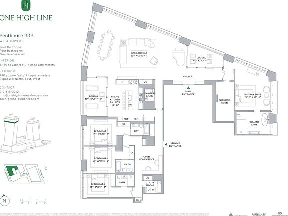 5th image of 500 18th St Penthouse 33B
