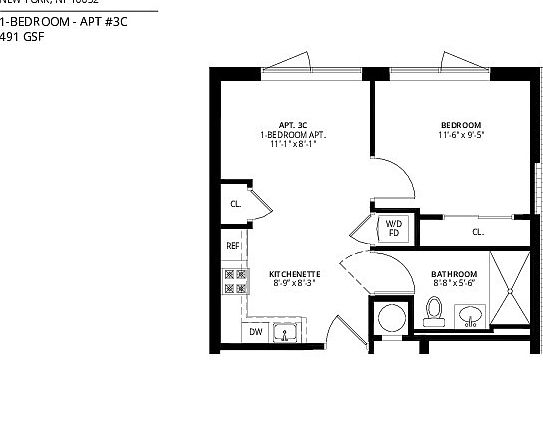 2nd image of 1950 Amsterdam Ave #3C