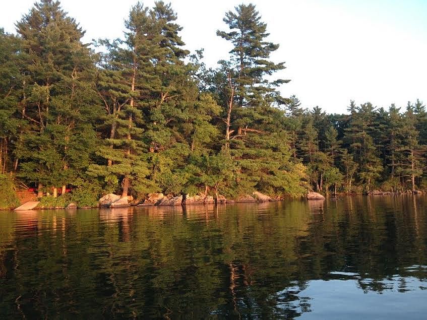 View of property from lake
