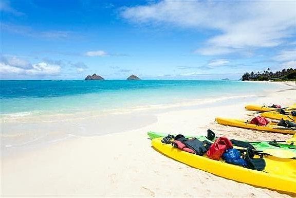 Lanikai Beach, one of the best beaches in the world, is only two homes away.