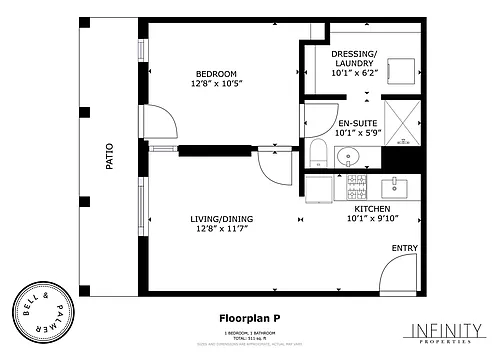 Floor plan P