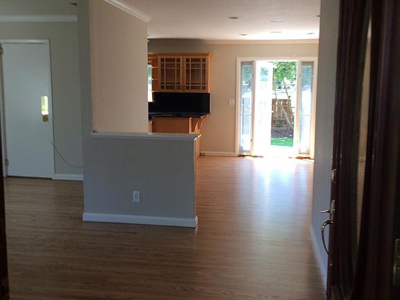 View from entry to kitchen