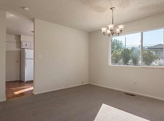 Formal dining room adjoining kitchen