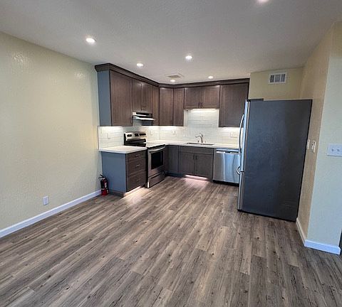 Kitchen and dining area