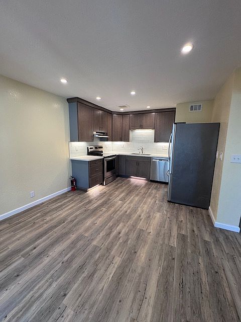 Kitchen and dining area