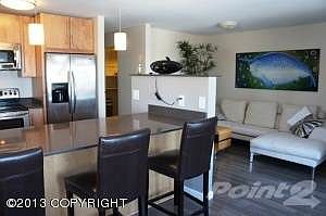 Kitchen open to Living