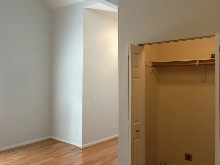 Living with Washer/Dryer hook up closet