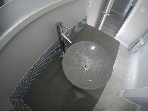 glass modern sink bowl
