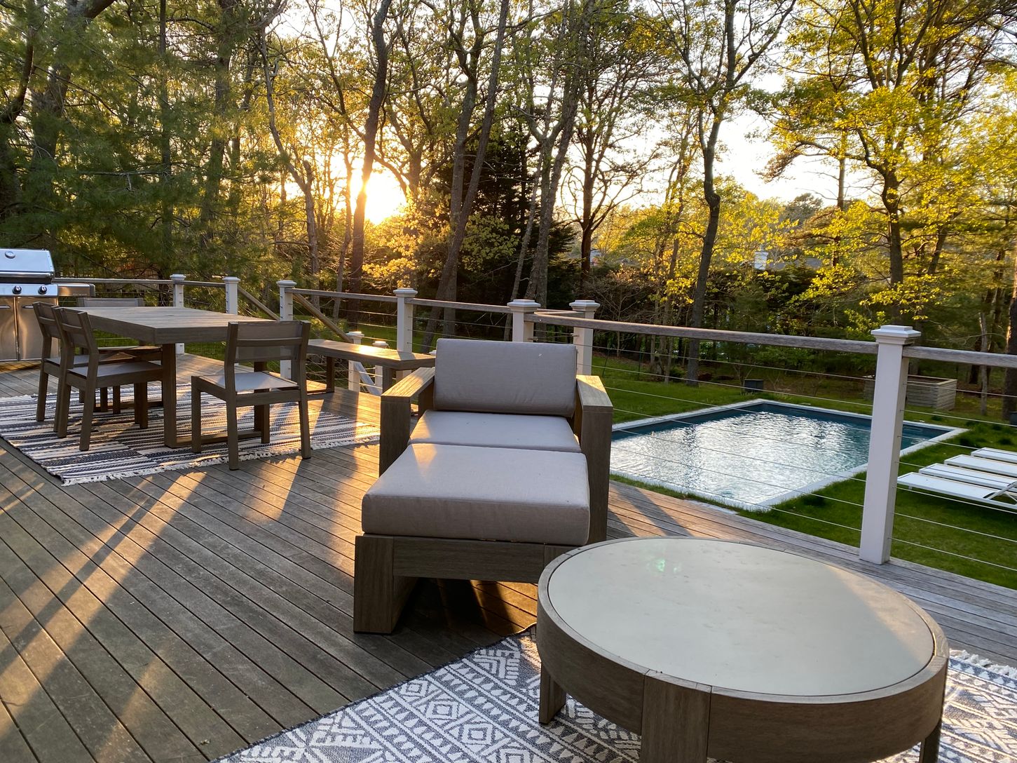  Back Deck Sunset