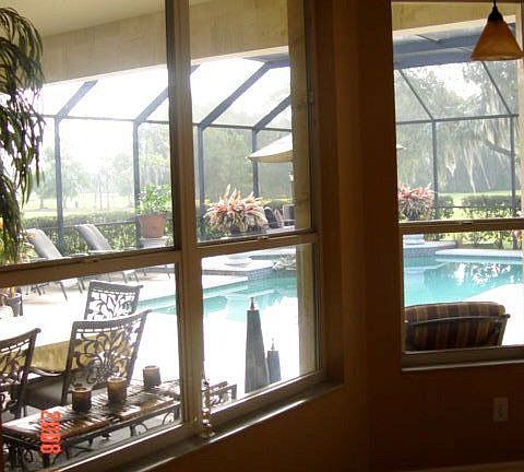 Looking out from Kitchen