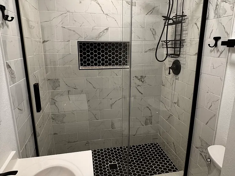Newly remodeled bathroom