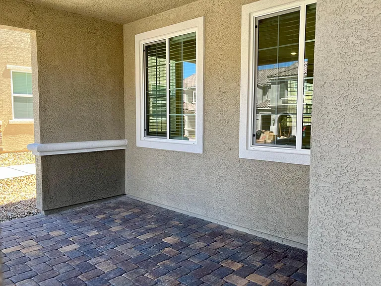 Oversized front porch for relaxing and grilling!
