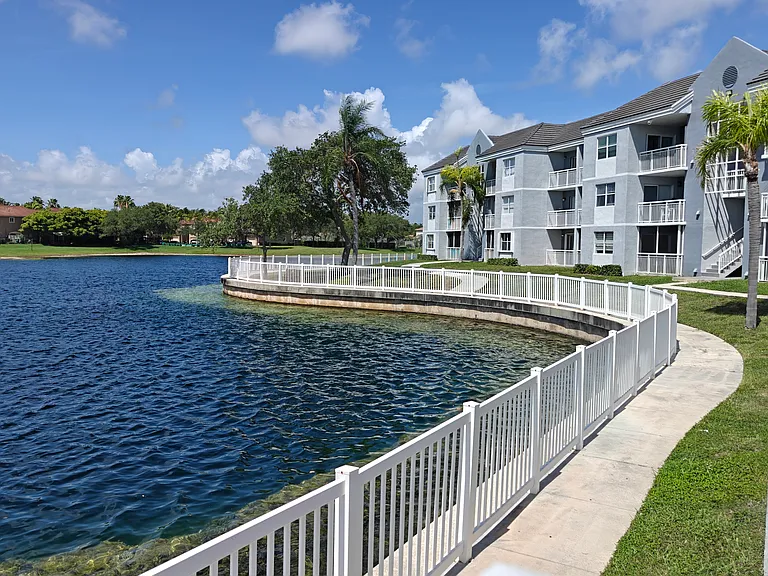 Lakeside walking path