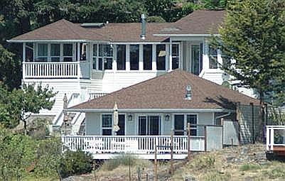 Main house with guest house