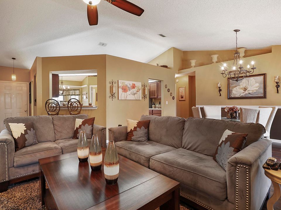 Open family/dining combo.