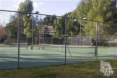Tennis anyone? Two lighted community courts are available for some competition