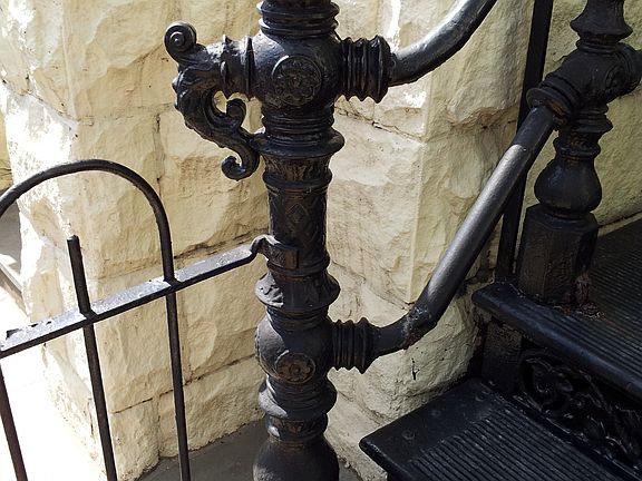 Front Iron Railing 