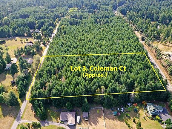 This view of the parcel is from the over the properties ( Tracts 1 & 2) to the East of the subject parcel.  Coleman Ct is to the left of the property and Thompson Road is to the right.