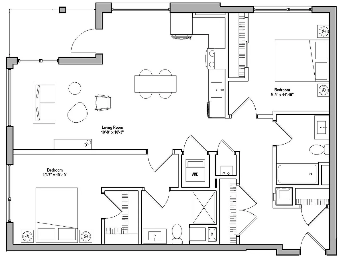 Floor plan B5-BW
