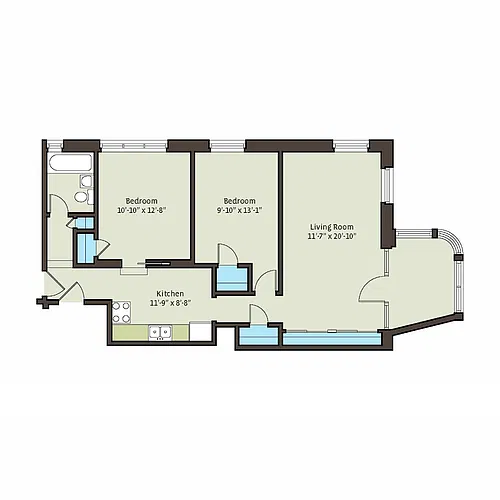 Floor plan 5300-2bB