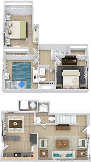 Floor plan 3 Bed/1.5 Bath- Phase 1