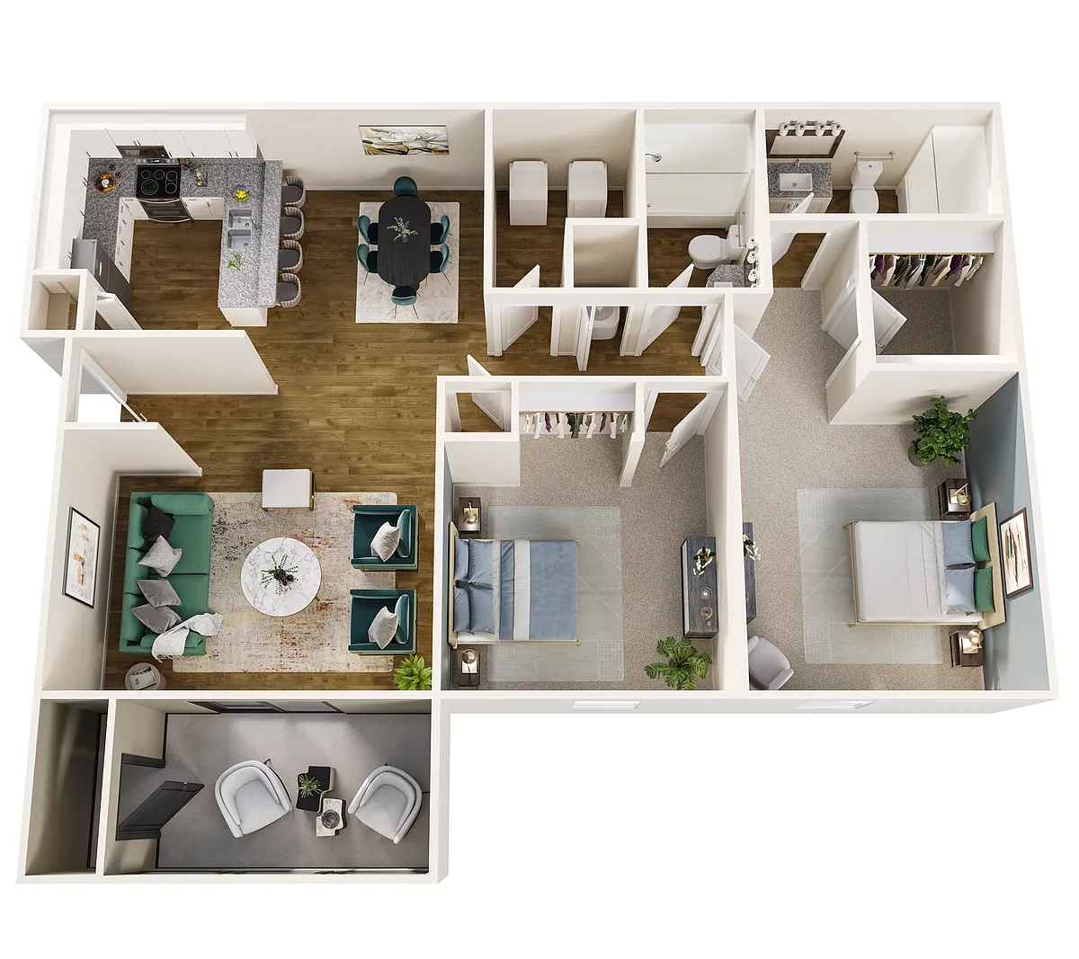 Floor plan The Chestnut
