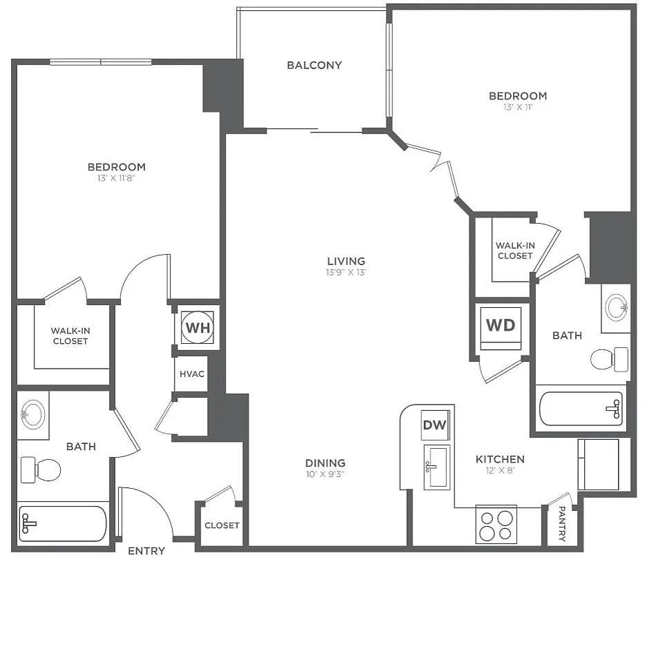Floor plan B8
