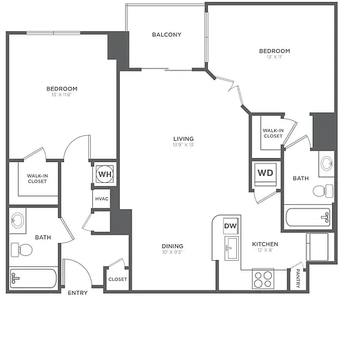 Floor plan B8