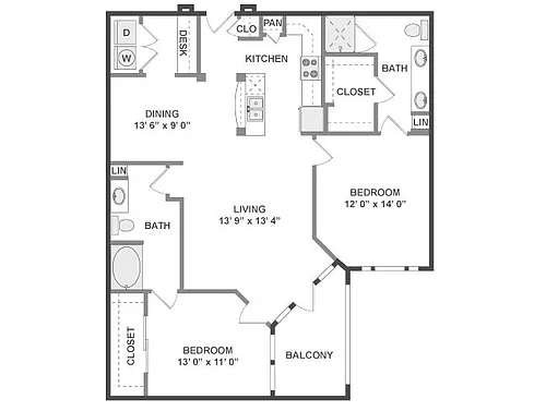 Floor plan 16-B2