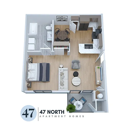 Floor plan Studio