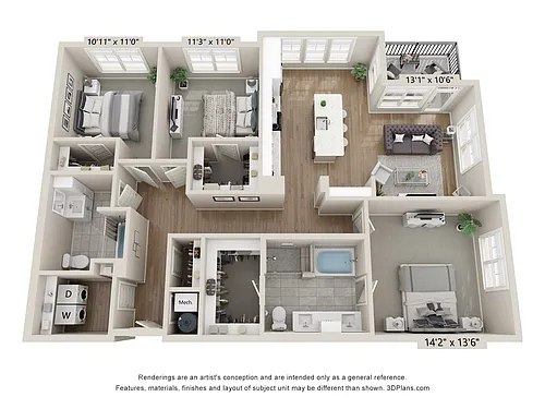 Floor plan Raymond