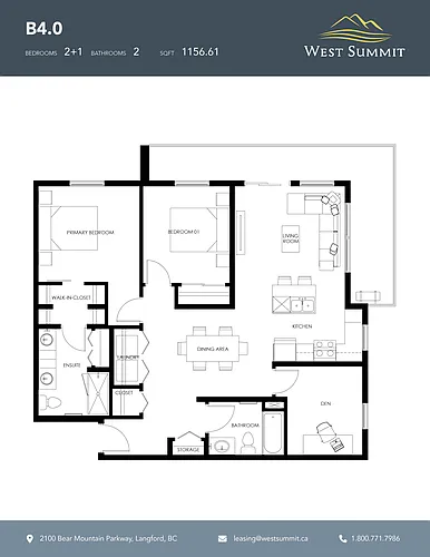 Floor plan Salt Spring Island