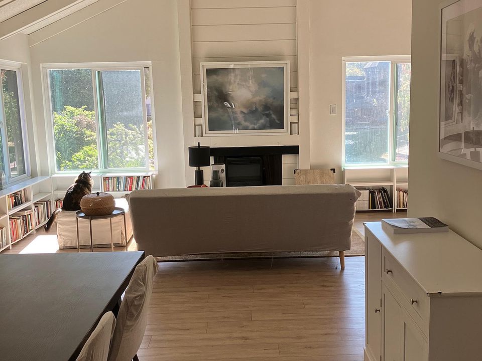 View from kitchen entrance with actual installed flooring