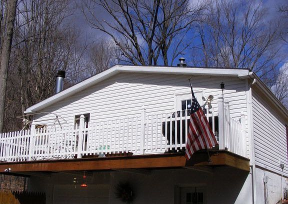 side porch for entertaining