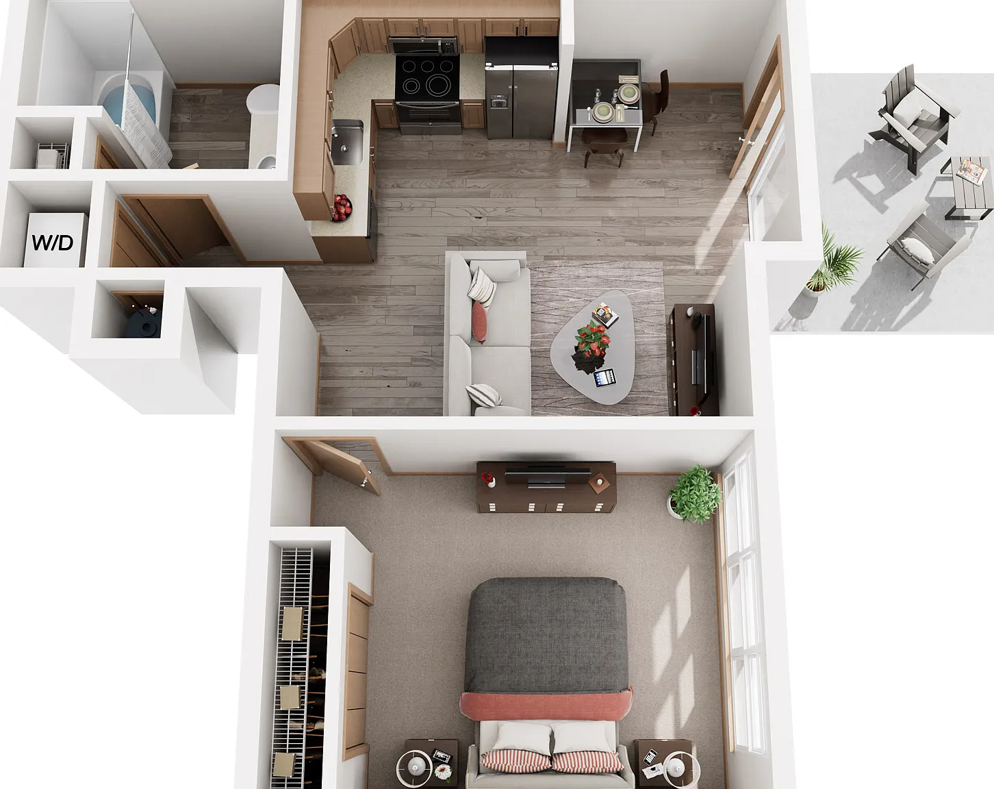 1 bed, 614 sqft, $1,321 — Photo 1