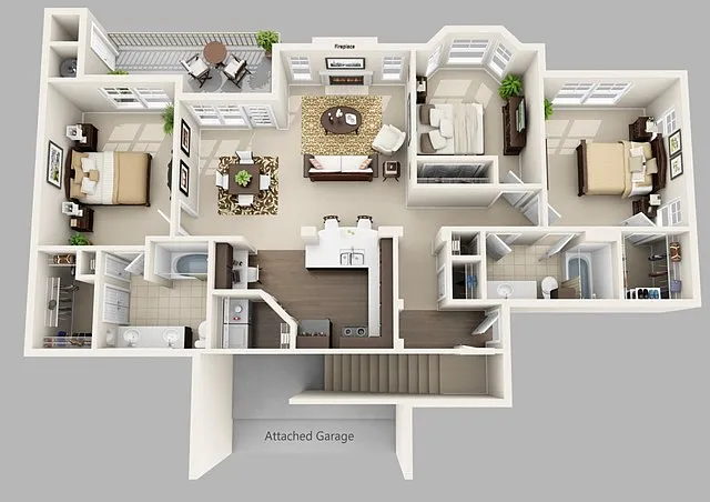 The Northgate | 3x2 | 1339 sq ft The Northgate | 3x2 | 1339 sq ft