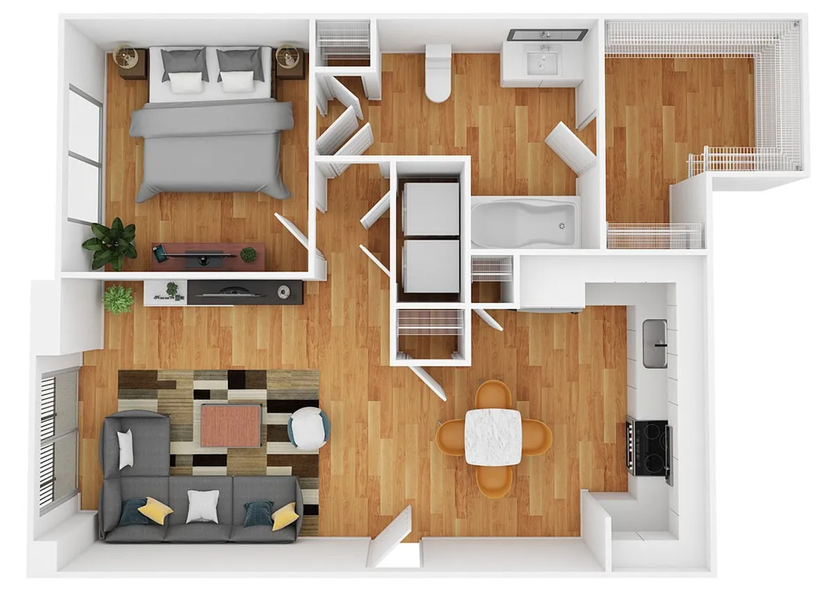 Floor plan A2 | Renovated