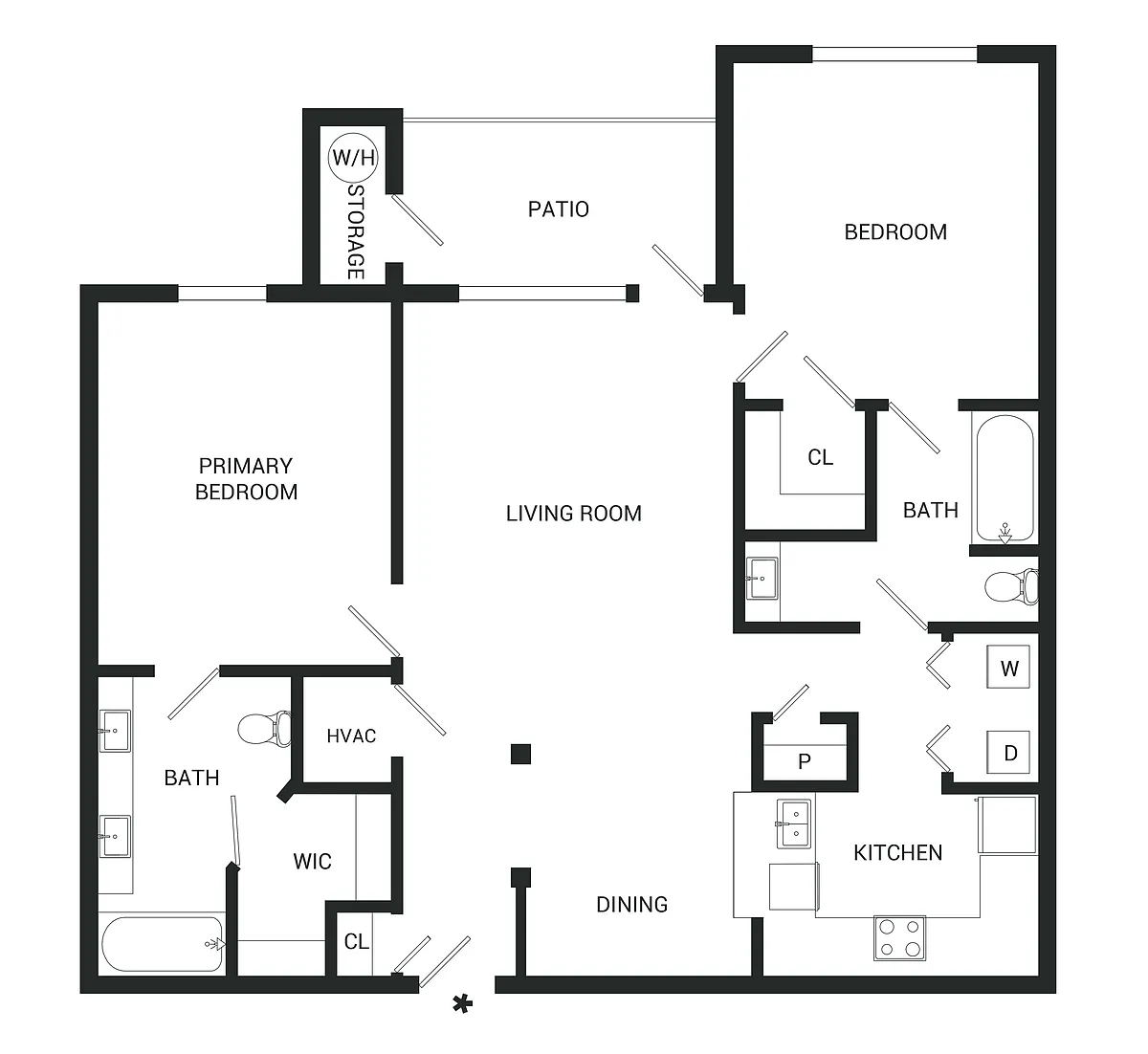 Floor plan B2
