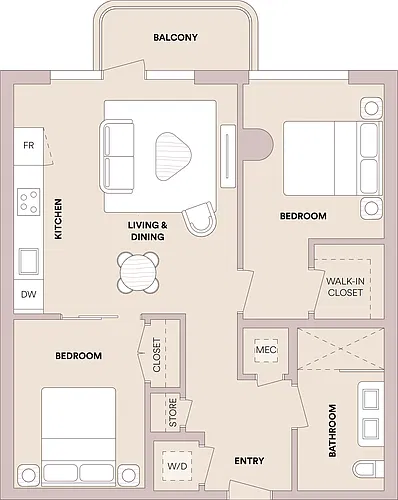 Floor plan WF2.1