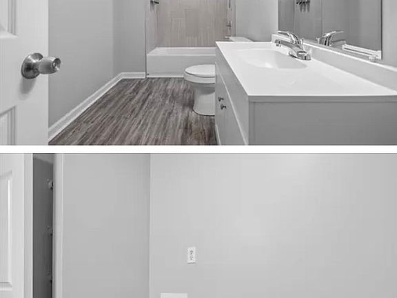 Bathroom
Has hookups for side by side washer and dryer and a linen closet