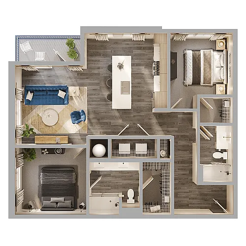 Floor plan B3