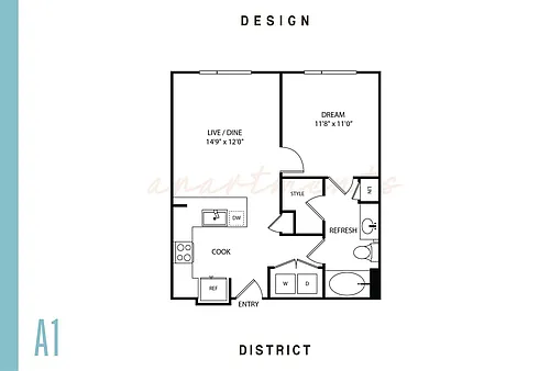 Floor plan A1 Income Qualified Homes