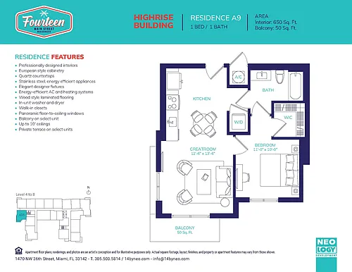 Floor plan A-9