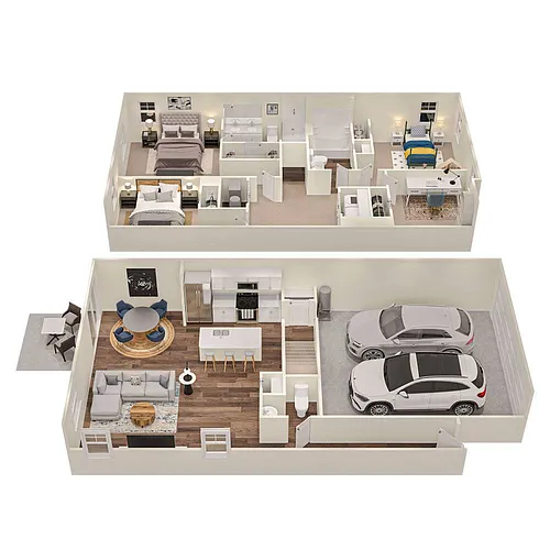Floor plan E1 Pattison - 4 Bedroom