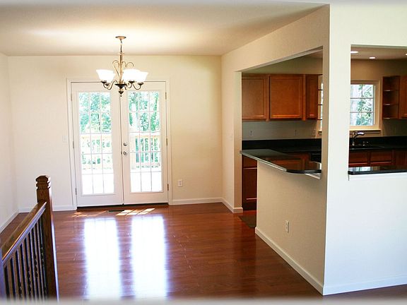 Dining are with French doors to the deck