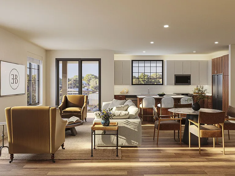Encore at Bishop Heights - Unit C2 Living Room