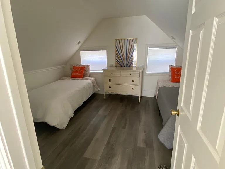 Upstairs bedroom #2 with (3) twin beds
