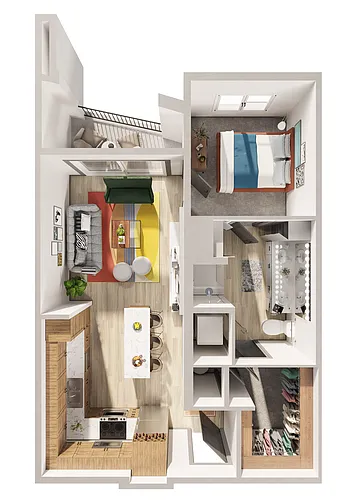Floor plan A-A2