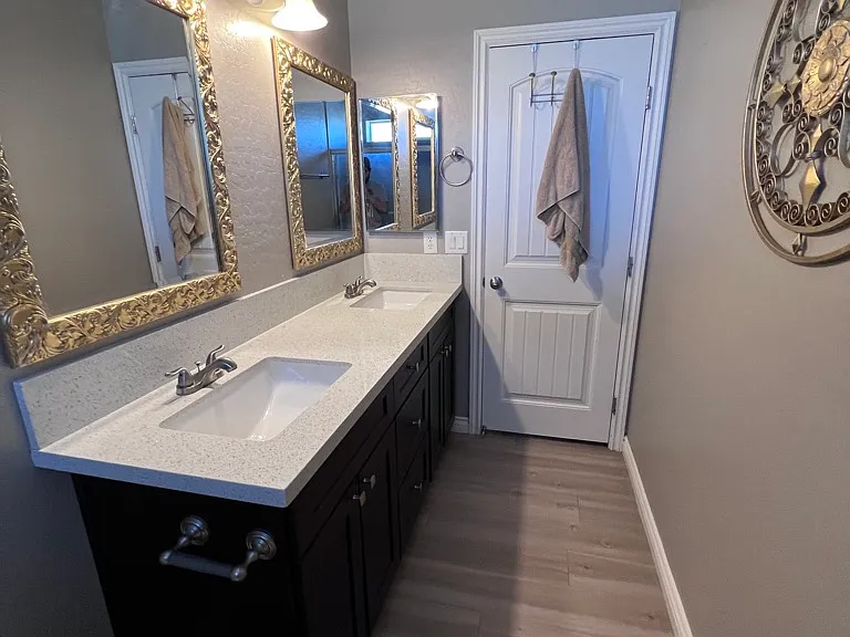 Entry door of the shared bathroom.